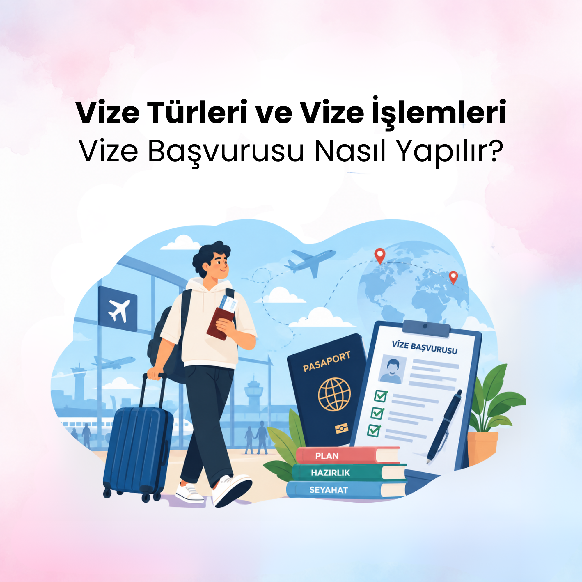 vize tür ve işlemleri vize başvurusu nasıl yapılır